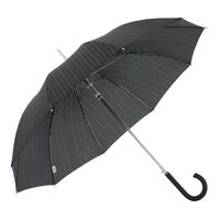 Doppler Carbonsteel Long Umbrella Black Stripe